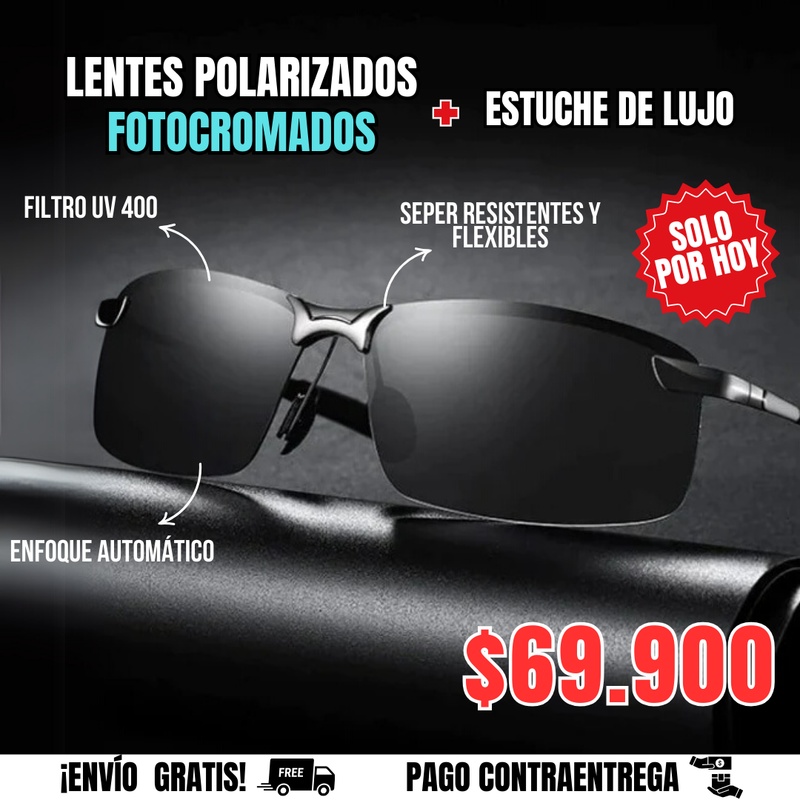 GAFAS GFlex FOTOCROMATICAS + ESTUCHE DE LUJO🎁